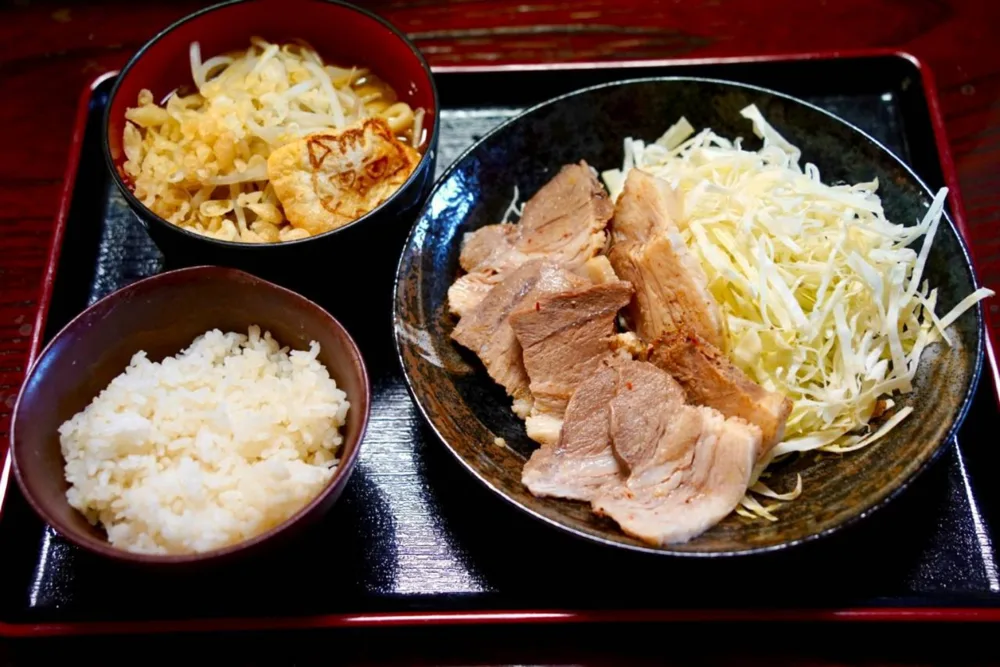 富士桜ポークチャーシュー定食