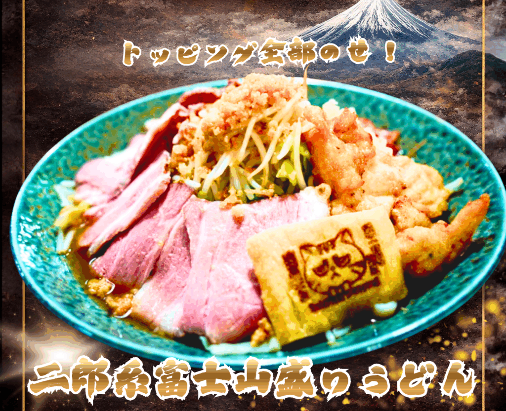 二郎系デカ盛りうどん