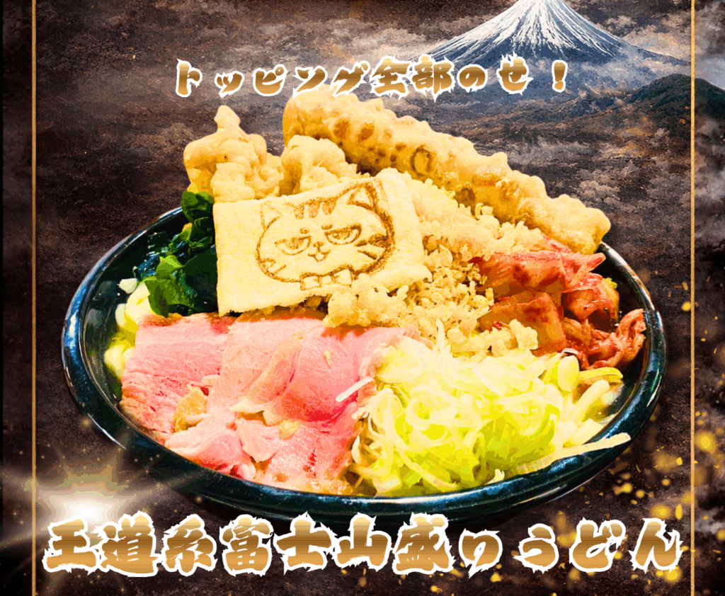 富士山デカ盛りうどん山梨